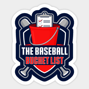 The Baseball Bucket List Sticker